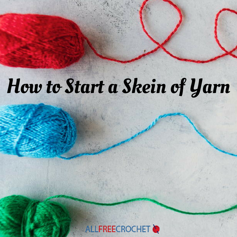 How to Start a Skein of Yarn | AllFreeCrochet.com