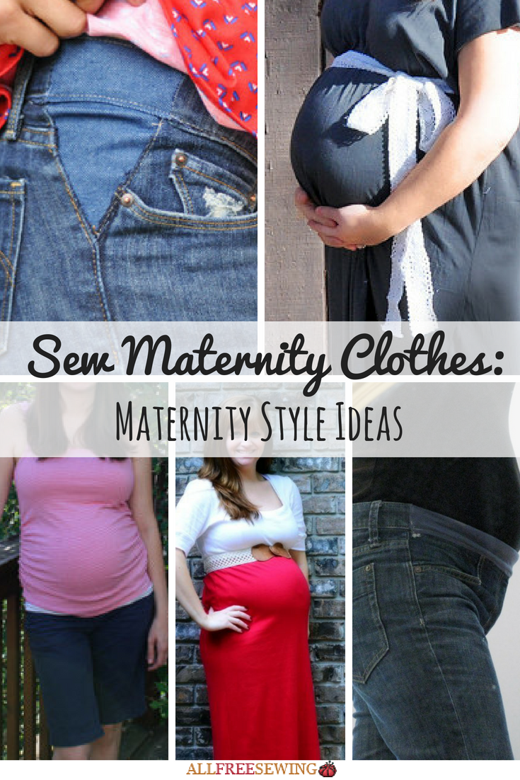 Sew Maternity Clothes: 23 Maternity Style Ideas | AllFreeSewing.com