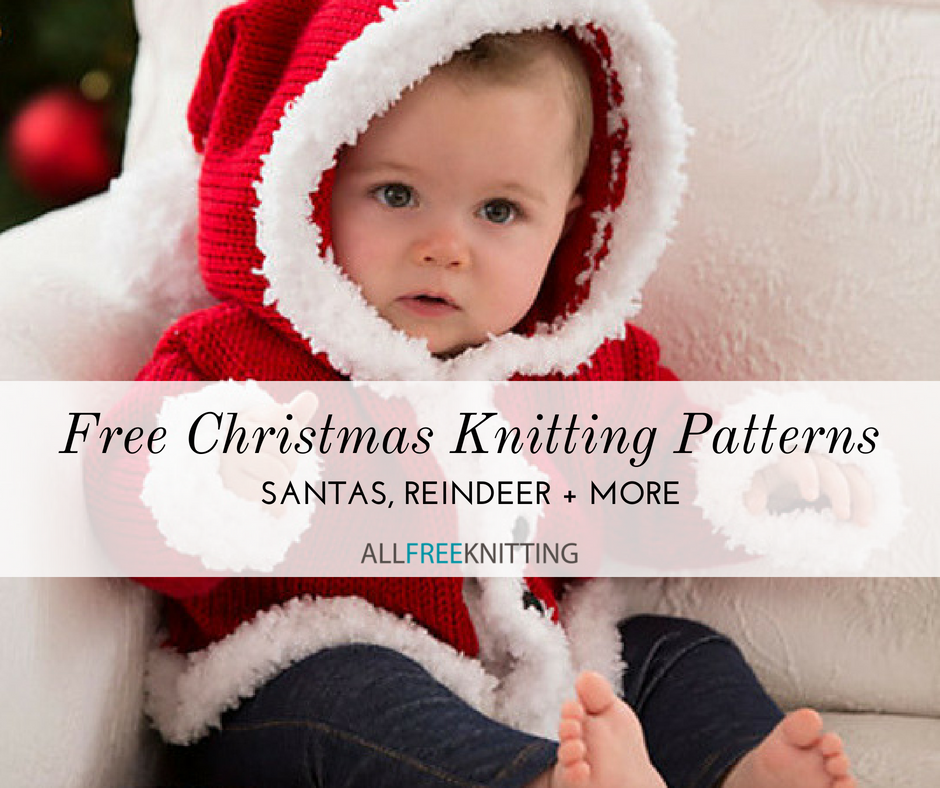 20+ Free Christmas Knitting Patterns Santas, Reindeer, and More