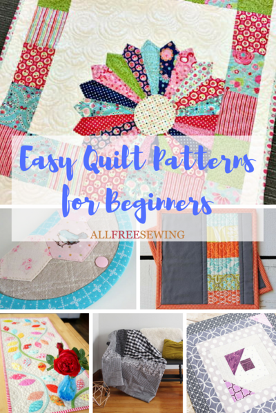 45+ Easy Quilt Patterns for Beginners | AllFreeSewing.com