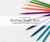 Condo Knitting: Knitting With Two Different Size Needles ...