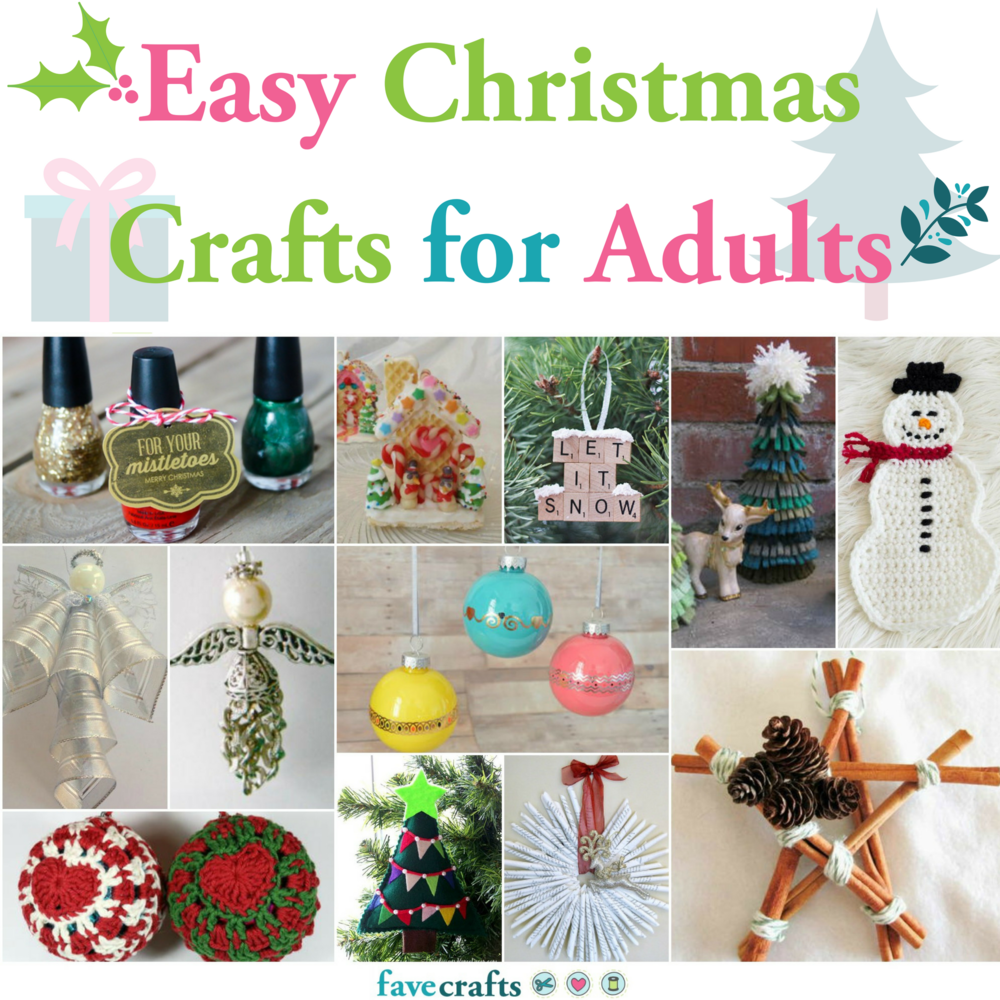 123 Easy Christmas Crafts for Adults | FaveCrafts.com