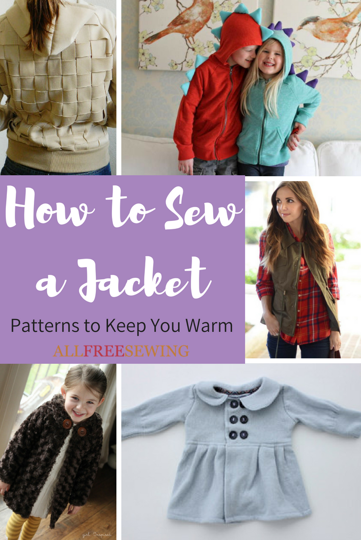 How to Sew a Jacket: 40 Patterns to Keep You Warm | AllFreeSewing.com