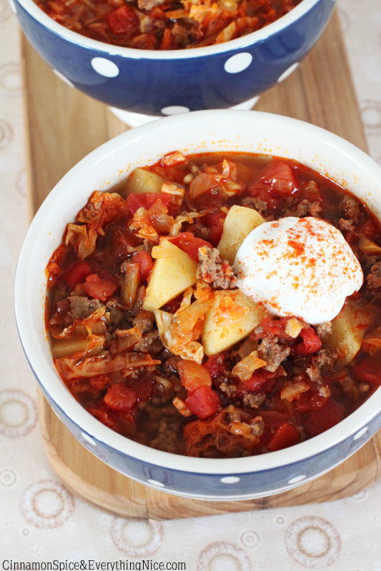 Slow Cooker Beef Goulash Soup