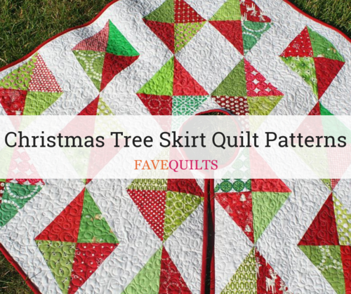Christmas Tree Skirt Quilt Patterns  FaveQuilts.com